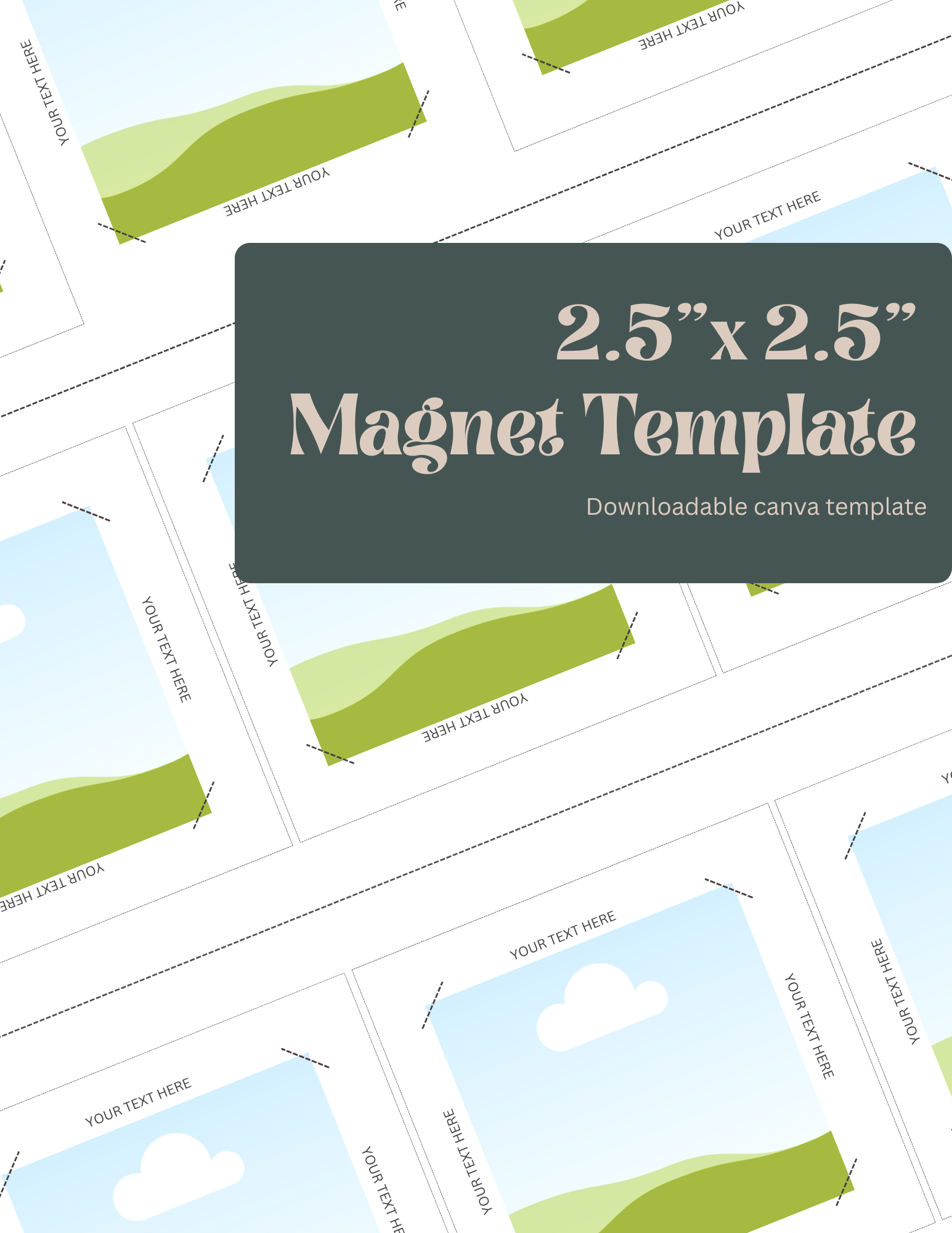 2.5" x 2.5" Printing Template