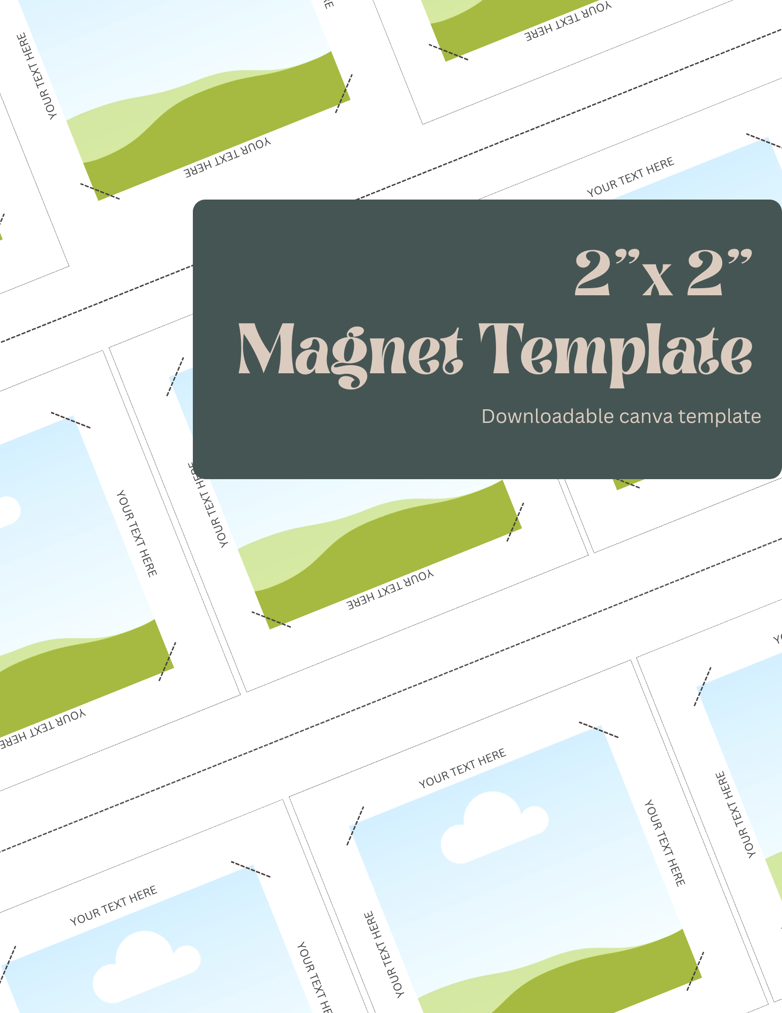 2" x 2" Printing Template