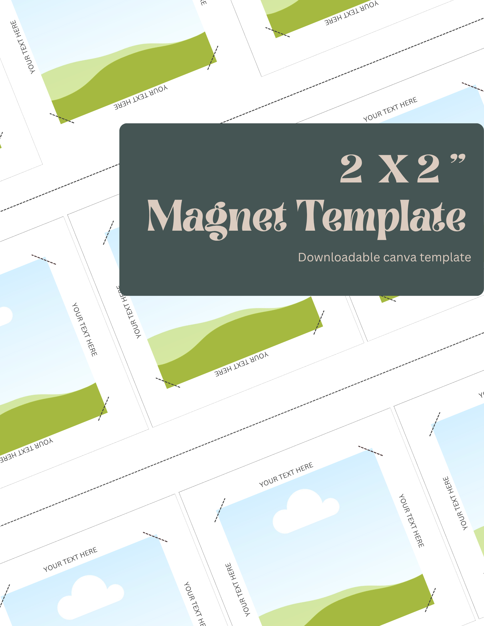2" x 2" Printing Template